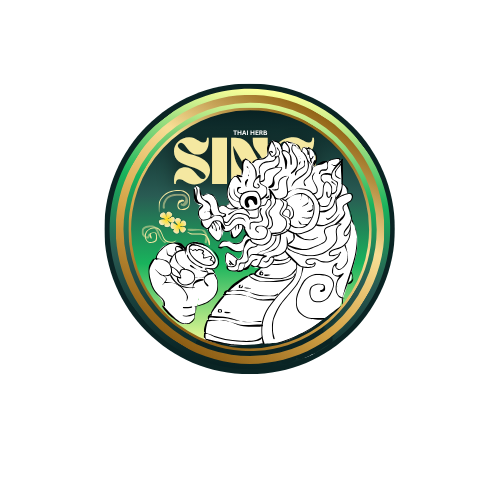 ยาดมสมุนไพรไทย ตรา thia aroma SING (ไทยอโรม่า สิงห์)